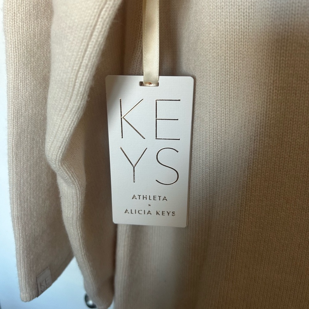 Athleta Alicia Cream Long Sleeve Dress - Picture 2 of 6